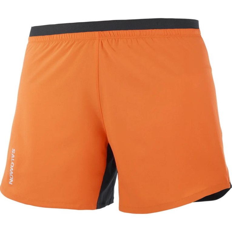 Orange Salomon Cross 5'' Women's Running Shorts | IE DQ5619